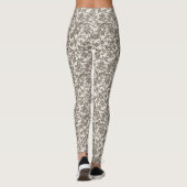 Floral Vines Pattern – Elegant Twisting Botanical  Leggings (Achterkant)