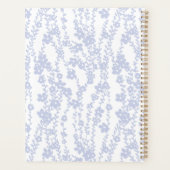 Floral Vines (White - Periwinkle) Planner (Achterkant)