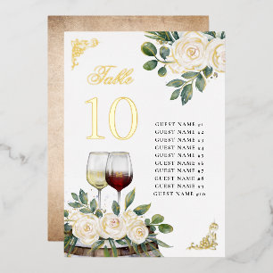 Floral Vineyard Trouwtafel Zitting Grafiek Kaarten
