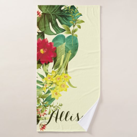 Floral vintage (Serviette de bain)