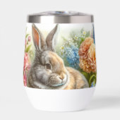 Floral vintage avec lapin lapin (Avant)