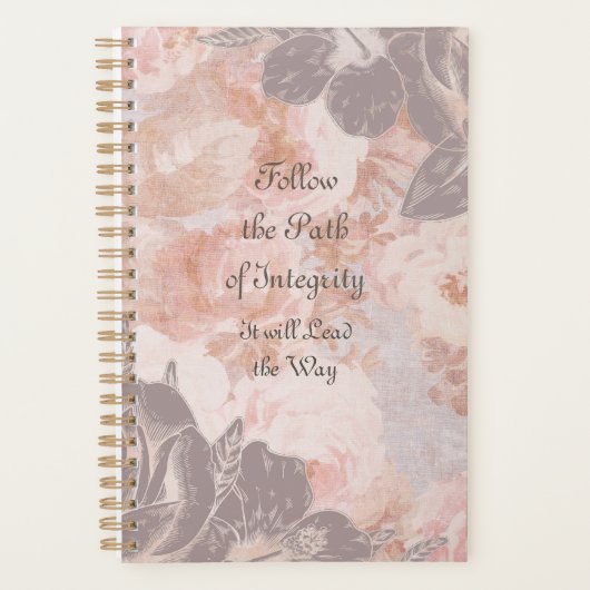 Floral Vintage Business Planner (Devant)
