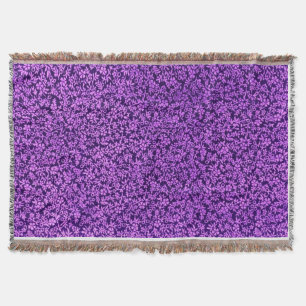 Floral Violet Amethyst Paars Afghaans Deken