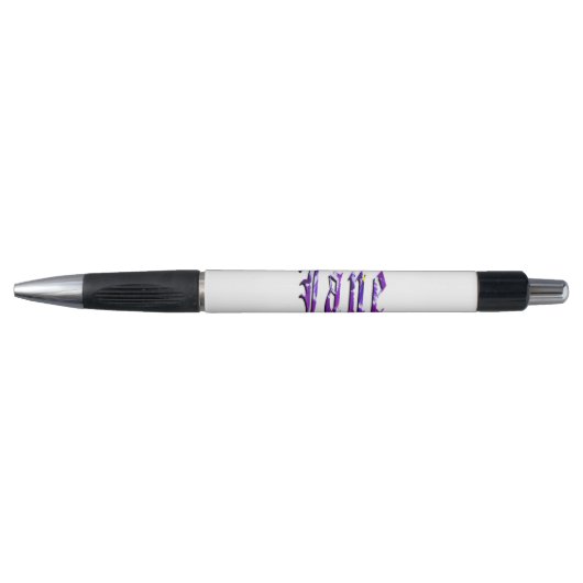 Floral Violet Jane Nom, Stylo Filles (Devant)