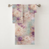 Floral violet turquoise (En situation)