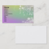 Floral Visitekaartje (Voorkant / Achterkant)