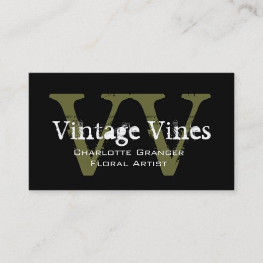 Floral Visitekaartje (Voorkant)