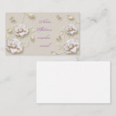 Floral Visitekaartje (Voorkant / Achterkant)