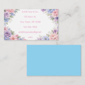 Floral  visitekaartje (Voorkant / Achterkant)