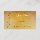  Floral Visitekaartje (Achterkant)
