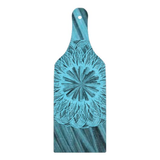 Floral voor het snijvlak van glas snijplank (Voorkant)