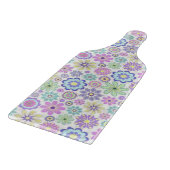 Floral voor het snijvlak van glas snijplank (Hoek)