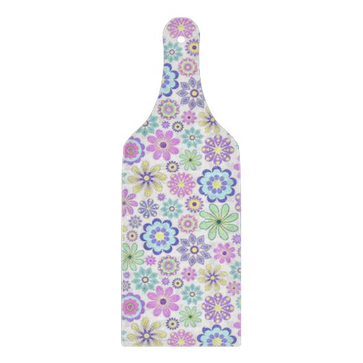 Floral voor het snijvlak van glas snijplank (Voorkant)