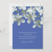 Floral Vow de Uitnodiging van de Manuscripten van (Achterkant)