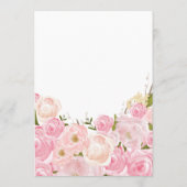 Floral Vrijgezellenfeest Advice Kaarten (Achterkant)