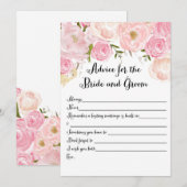 Floral Vrijgezellenfeest Advice Kaarten (Voorkant / Achterkant)