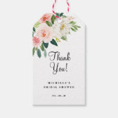 Floral Vrijgezellenfeest Cadeaulabel (Voorkant)