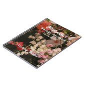 Floral Vrijgezellenfeest gastenboek, veel bloemen Notitieboek (Linkerzijde)