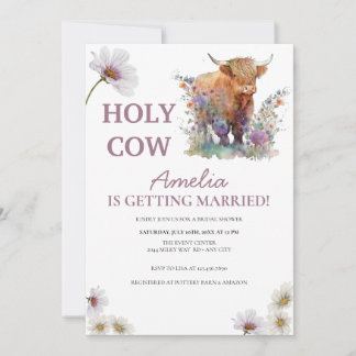Floral Vrijgezellenfeest | Heilige Koe | Western I Kaart
