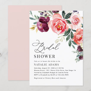 Floral Vrijgezellenfeest Kaart