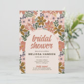 Floral Vrijgezellenfeest Kaart (Staand voorkant)