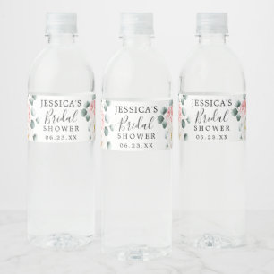 Floral Vrijgezellenfeest Waterflesetiketten Waterfles Etiket