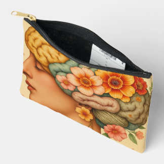 Floral Vrouw Brain Etui