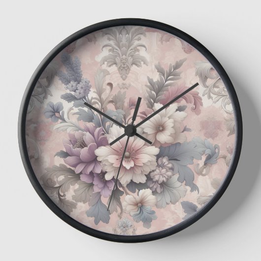 Floral Wall Clock (Voorkant)