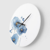 Floral Wall Clock Grote Klok (Hoek)