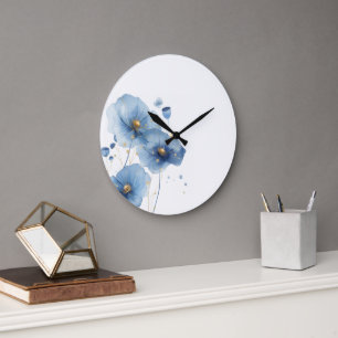 Floral Wall Clock Grote Klok