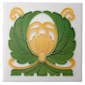 Floral Wall Decor Art  Deco Tegeltje (Voorkant)