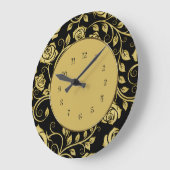 Floral Wall Decor Clock Grote Klok (Hoek)