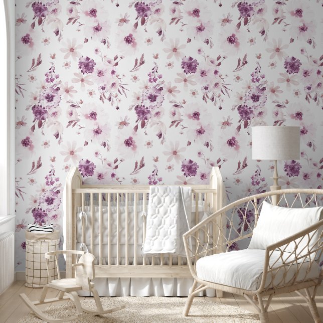  Floral Wallpaper Behang (Kinderen)