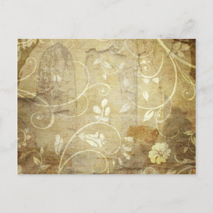  Floral Wallpaper Briefkaart