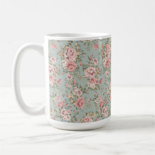 Floral Wallpaper Koffiemok