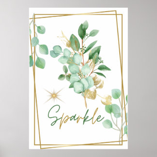 Floral wandkunst poster