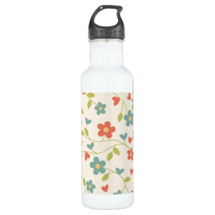 Floral Water Fles