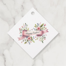 Floral Watercolor Easter  Bedankjes Labels
