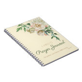 Floral Watercolor Personalized Prayer Journal (Côté Droit)