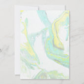 Floral Watercolor Rejoignez-nous Invitation (Dos)