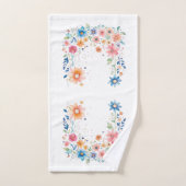 Floral-Waterverf Bad Handdoek (Handdoek)