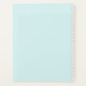 Floral Waterverf Botanische roze Lily Blossom Planner (Achterkant)