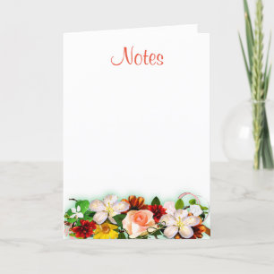 Floral Waterverf Calligraphed Script Sjabloon