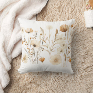 Floral Waterverf Design – Elegant en Artistic Gi Kussen