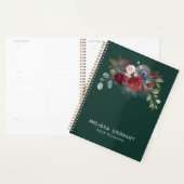 Floral Waterverf Elegant 2025 Gepersonaliseerd Planner (Display)
