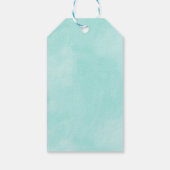 Floral Waterverf Hartelijk dank Cadeaulabel (Achterkant)