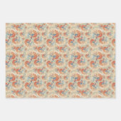 Floral Waterverf Hydrangea Decoupage Inpakpapier Vel (Voorkant 3)