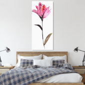 Floral Waterverf II Canvas Afdruk (Insitu (Slaapkamer))