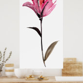 Floral Waterverf II Poster (Keuken)