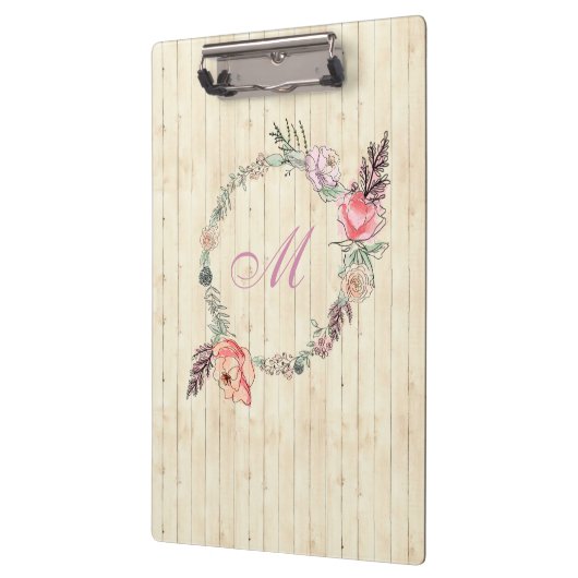 Floral Waterverf Klembord (Links)